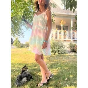 Y2K Cotton Candy Pastel Speechless Spaghetti Strap Dress VOLOUP